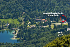 Apartmaji in sobe Destina Bohinj Urbanc - avio